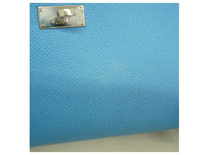 Hermès Hermes Kelly Long Wallet in Azure Blau - Ansicht 9