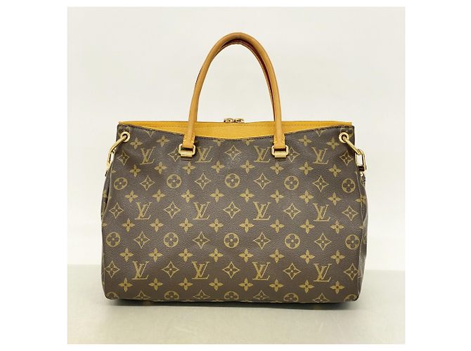 Borsa Louis Vuitton Monogram Pallas D'oro Crudo - vista 11