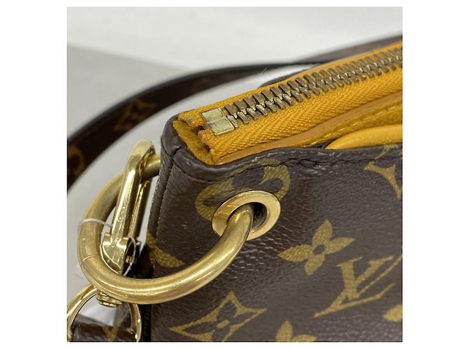 Borsa Louis Vuitton Monogram Pallas D'oro Crudo - vista 7