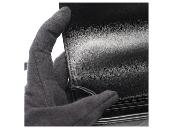 Borsa a tracolla Chanel COCO Embossed Small Flap Nero - vista 6
