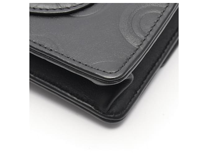 Borsa a tracolla Chanel COCO Embossed Small Flap Nero - vista 9