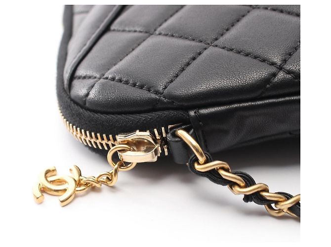 Timeless Borsa a tracolla Chanel in agnello nero - vista 7