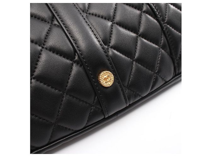 Timeless Borsa a tracolla Chanel in agnello nero - vista 9
