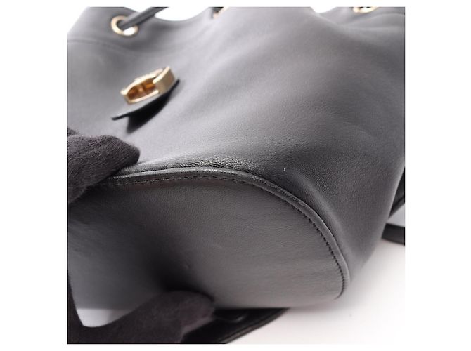 Zaino/Borsa Chanel Coco Mark Chain Nero - vista 11
