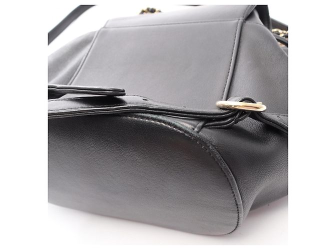 Zaino/Borsa Chanel Coco Mark Chain Nero - vista 12