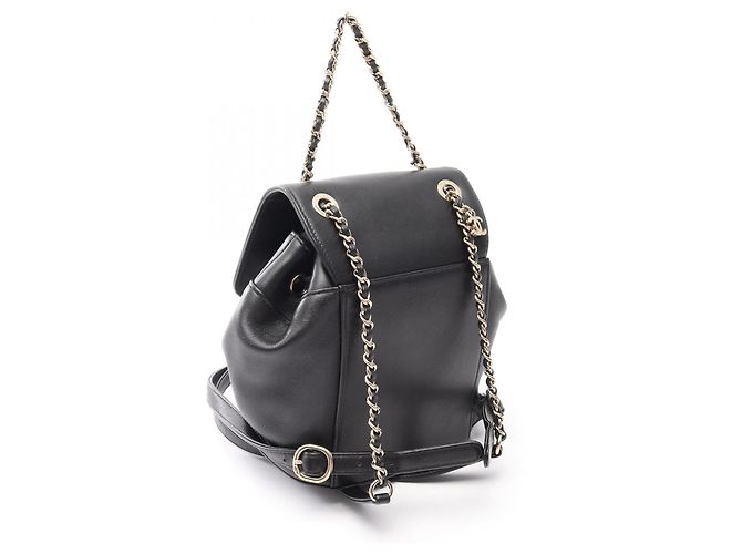 Zaino/Borsa Chanel Coco Mark Chain Nero - vista 2