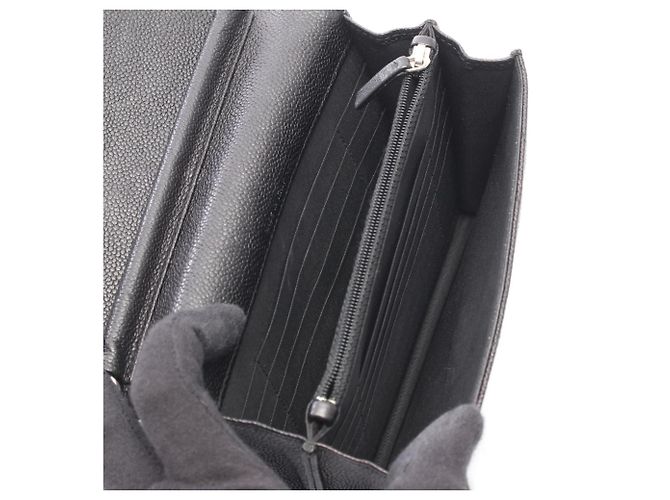 Borsa a tracolla Chanel Chevron V-Stitch Nero - vista 3