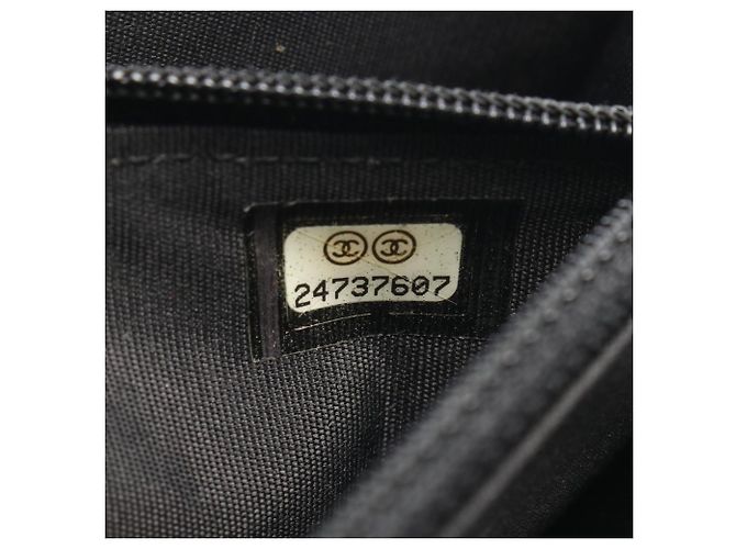 Borsa a tracolla Chanel Chevron V-Stitch Nero - vista 5
