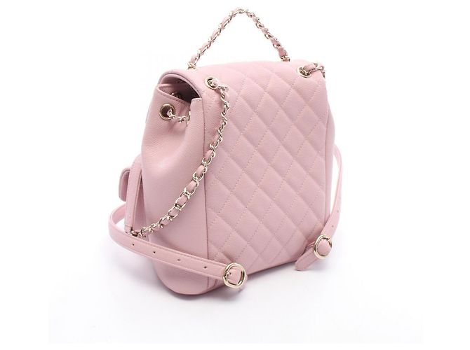 Piccolo zaino/borsa a mano Chanel in rosa - vista 2