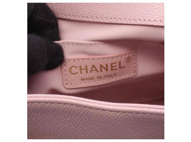 Piccolo zaino/borsa a mano Chanel in rosa - vista 4