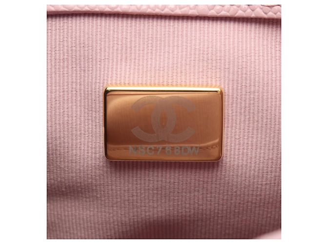 Piccolo zaino/borsa a mano Chanel in rosa - vista 5