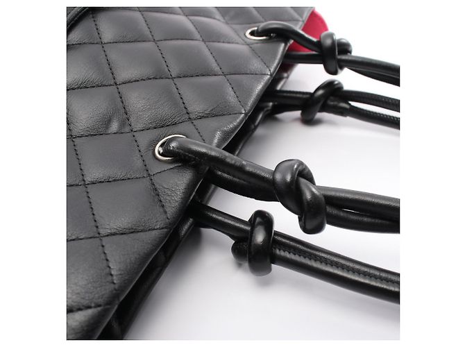Borsa Tote Chanel Cambon Line Medium Nero - vista 10