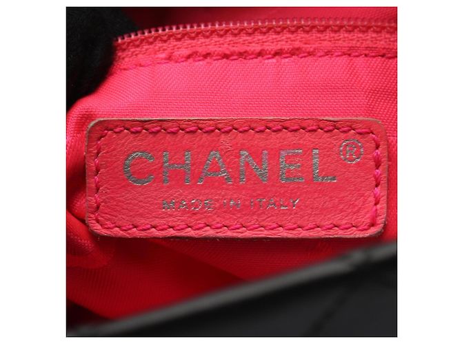 Borsa Tote Chanel Cambon Line Medium Nero - vista 4