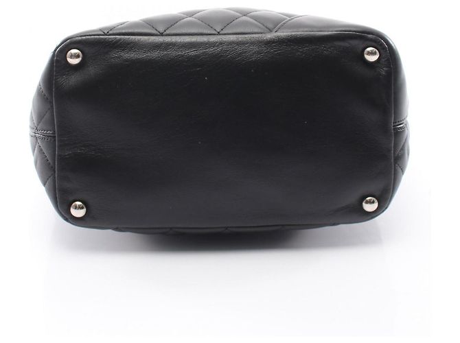 Borsa Tote Chanel Cambon Line Medium Nero - vista 6