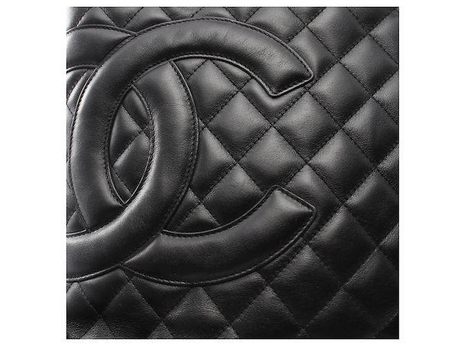 Borsa Tote Chanel Cambon Line Medium Nero - vista 9