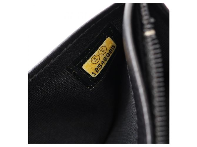 Portafoglio lungo con zip Chanel Butterfly Camellia Nero - vista 6