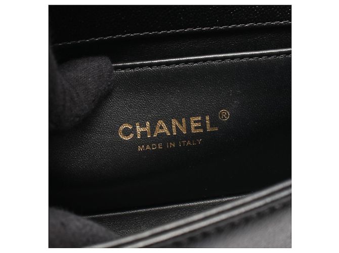Bolso de Hombro Chanel Boy Small Negro - vista 4