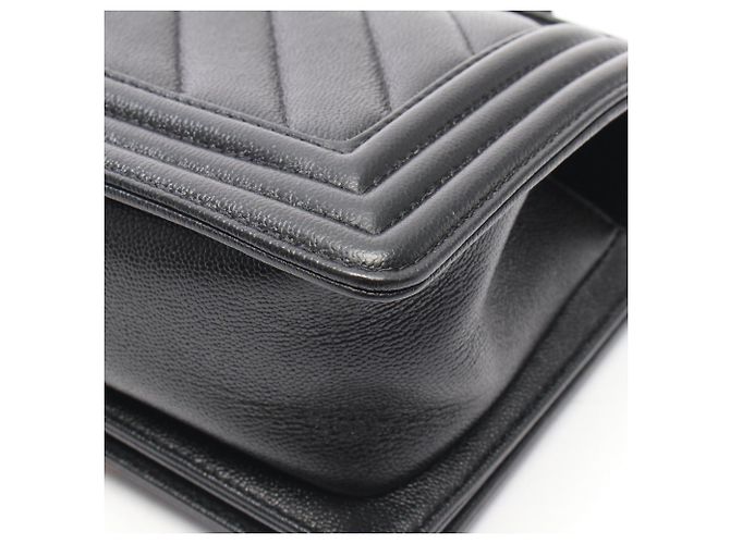 Bolso de Hombro Chanel Boy Small Negro - vista 6