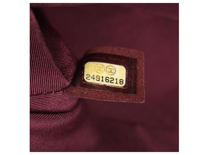 Borsa a tracolla Chanel Boy in Bordeaux Bordò - vista 5