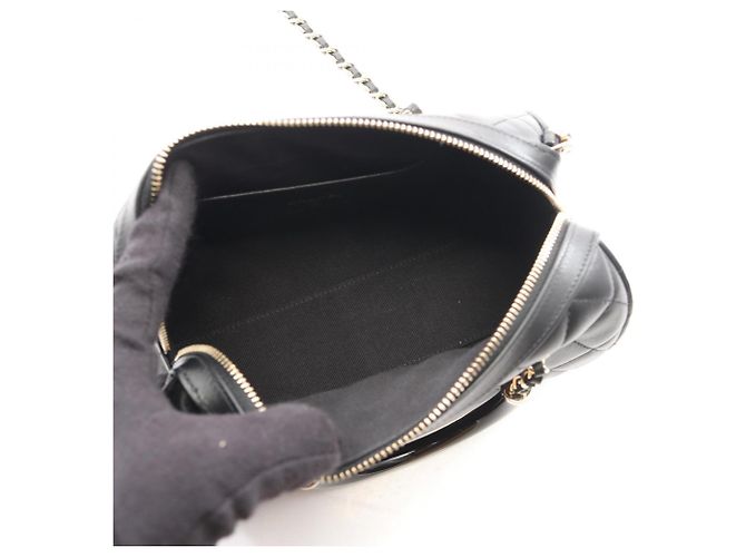 Chanel Matelassé 2-Way Handtasche Schwarz - Ansicht 3