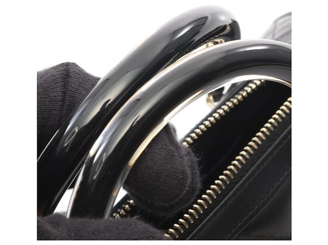 Chanel Matelassé 2-Way Handtasche Schwarz - Ansicht 9