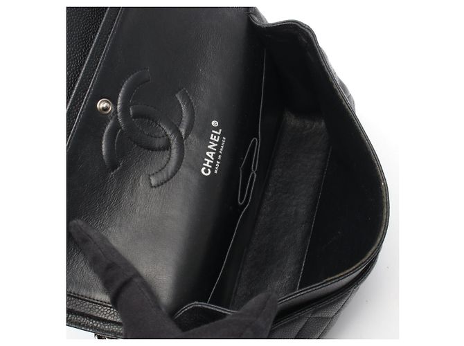 Timeless Borsa a tracolla Chanel Matelassé Double Flap Nero - vista 3