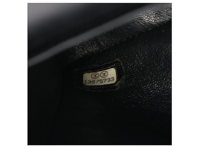 Timeless Borsa a tracolla Chanel Matelassé Double Flap Nero - vista 5