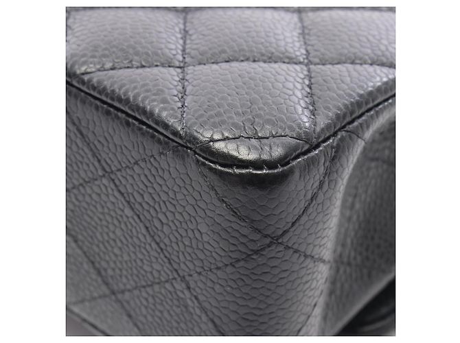 Borsa a tracolla Chanel Matelassé Double Flap Nero - vista 9