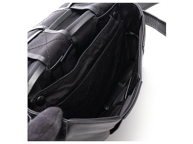 Borsa a tracolla Cassette Bottega Veneta Nero - vista 3