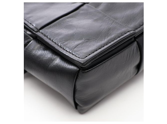 Borsa a tracolla Cassette Bottega Veneta Nero - vista 6