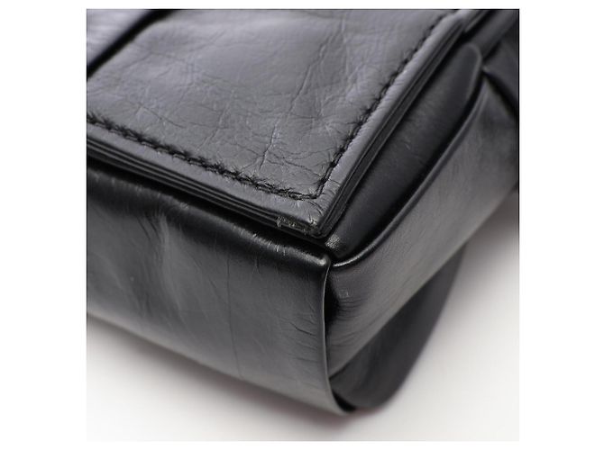 Borsa a tracolla Cassette Bottega Veneta Nero - vista 7
