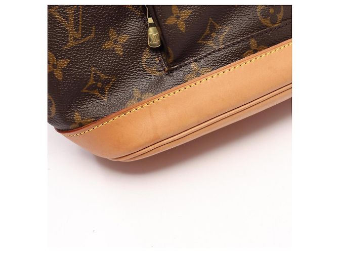 Zaino/Borsa Louis Vuitton Montsouris MM Marrone - vista 10