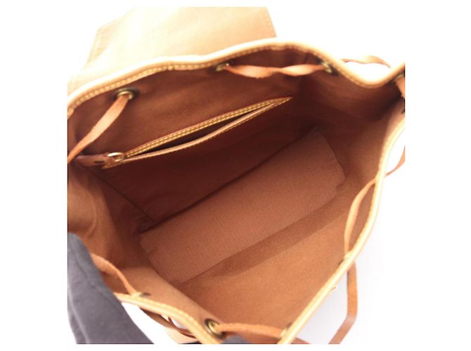 Zaino/Borsa Louis Vuitton Montsouris MM Marrone - vista 3