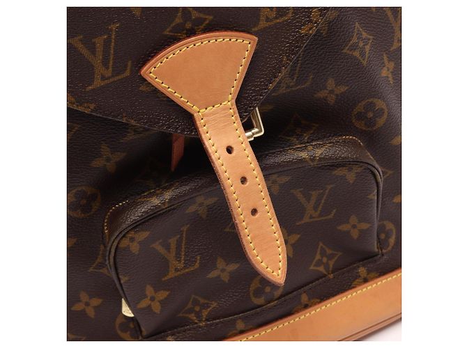 Zaino/Borsa Louis Vuitton Montsouris MM Marrone - vista 9