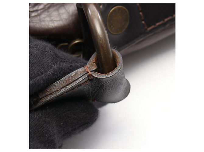 Borsa a tracolla Louis Vuitton Reporter Marrone - vista 10