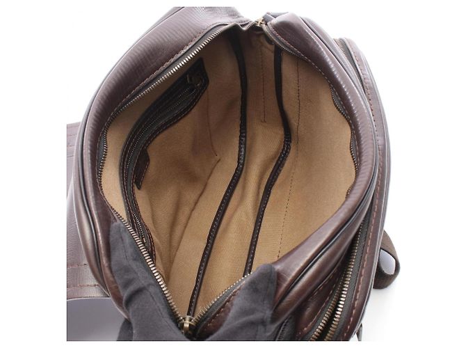 Borsa a tracolla Louis Vuitton Reporter Marrone - vista 3