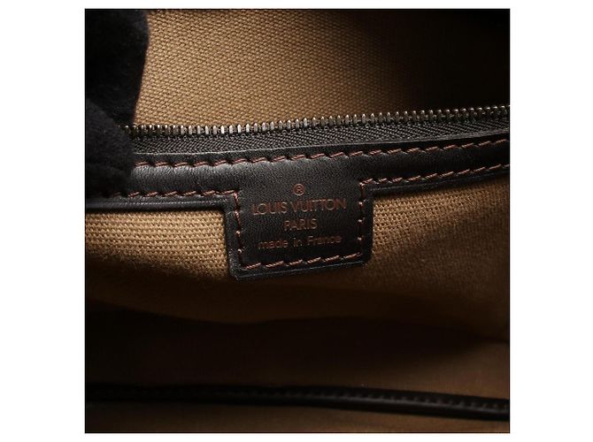 Borsa a tracolla Louis Vuitton Reporter Marrone - vista 4