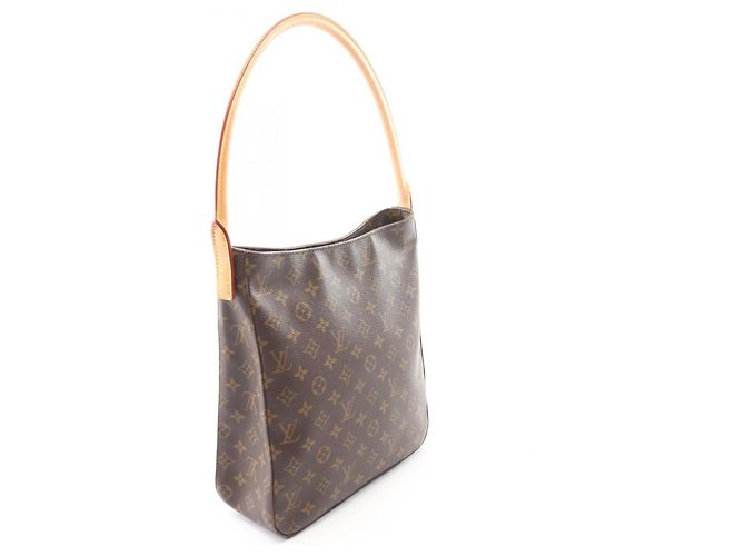 Borsa a Spalla Louis Vuitton Looping GM Marrone - vista 2