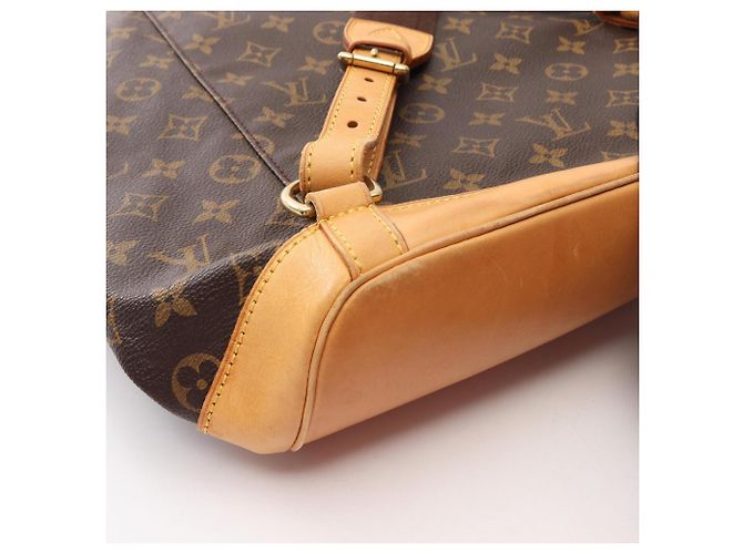 Zaino/Borsa Louis Vuitton Montsouris GM Monogram Marrone - vista 10