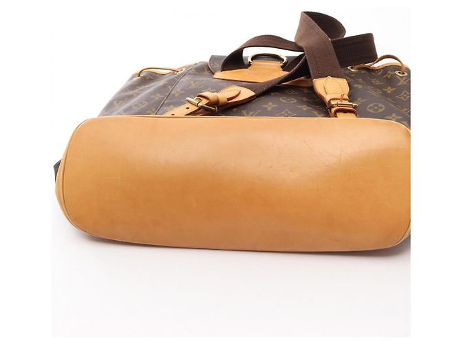 Zaino/Borsa Louis Vuitton Montsouris GM Monogram Marrone - vista 8