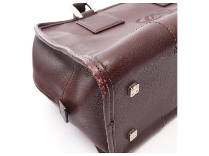 Borsa Loewe Amazona 28 Marrone - vista 15