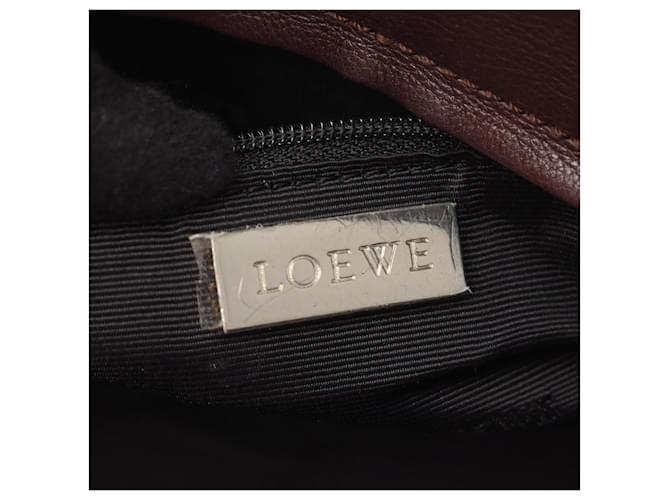 Borsa Loewe Amazona 28 Marrone - vista 4