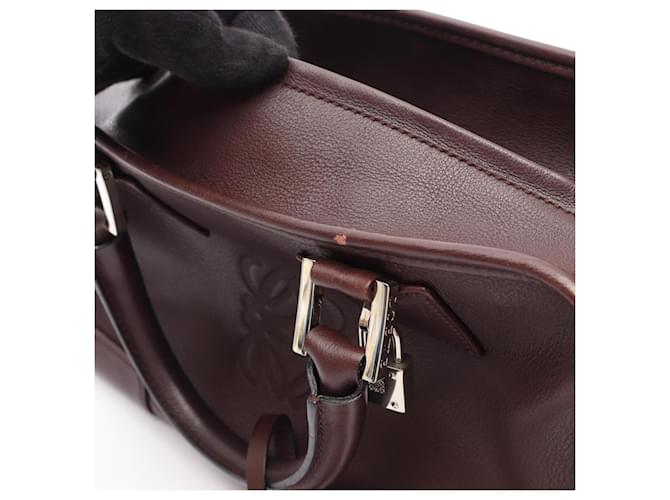 Borsa Loewe Amazona 28 Marrone - vista 7