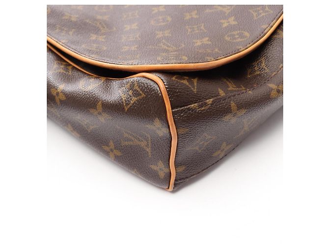 Borsa a Spalla Louis Vuitton Abesses Marrone Monogramma - vista 8