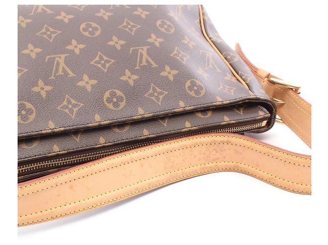 Borsa a Spalla Louis Vuitton Vivacite GM Marrone Monogramma - vista 9