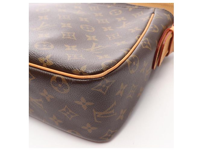 Borsa a tracolla Louis Vuitton Vivacite GM Monogram Marrone Monogramma - vista 10