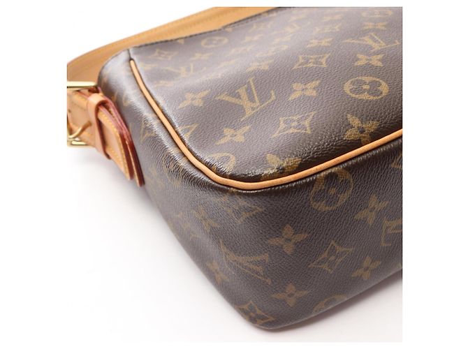 Borsa a tracolla Louis Vuitton Vivacite GM Monogram Marrone Monogramma - vista 11