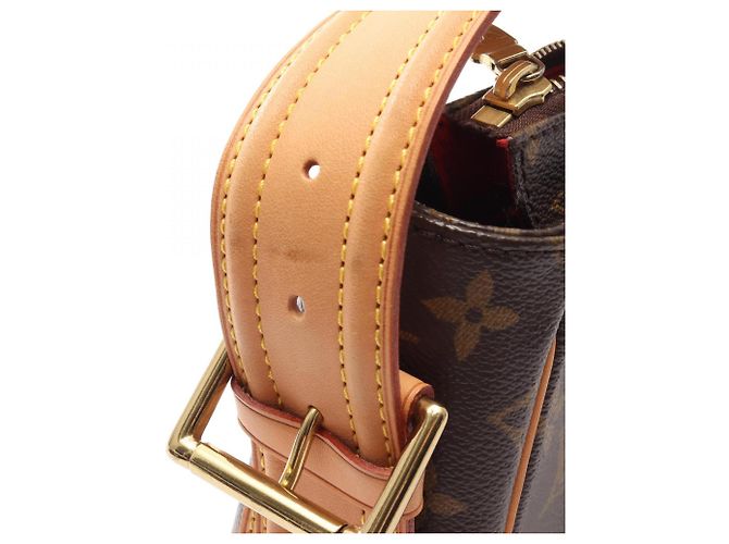 Borsa a tracolla Louis Vuitton Vivacite GM Monogram Marrone Monogramma - vista 12