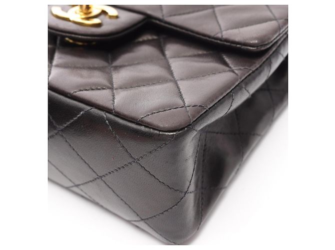 Borsa a Spalla Chanel Mini Matelassé Nero - vista 10