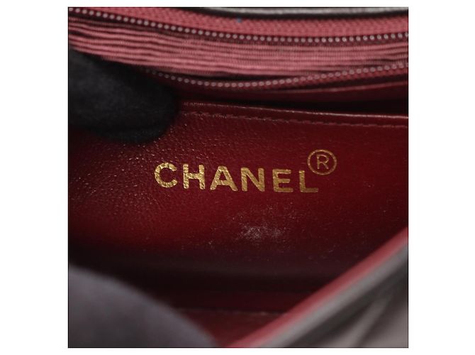 Borsa a Spalla Chanel Mini Matelassé Nero - vista 4